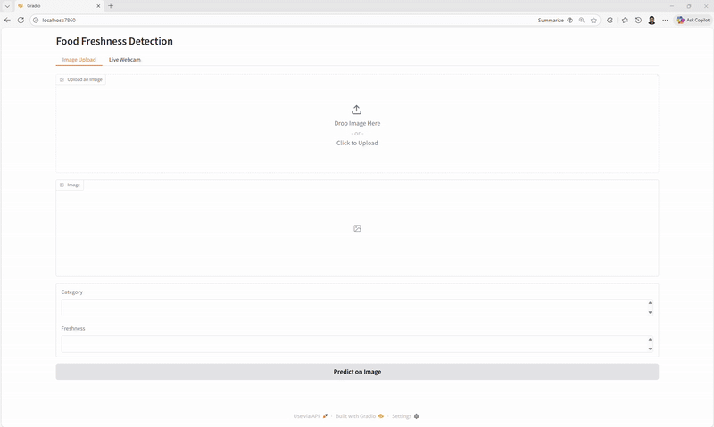 Image Based Food Freshness Prediction System